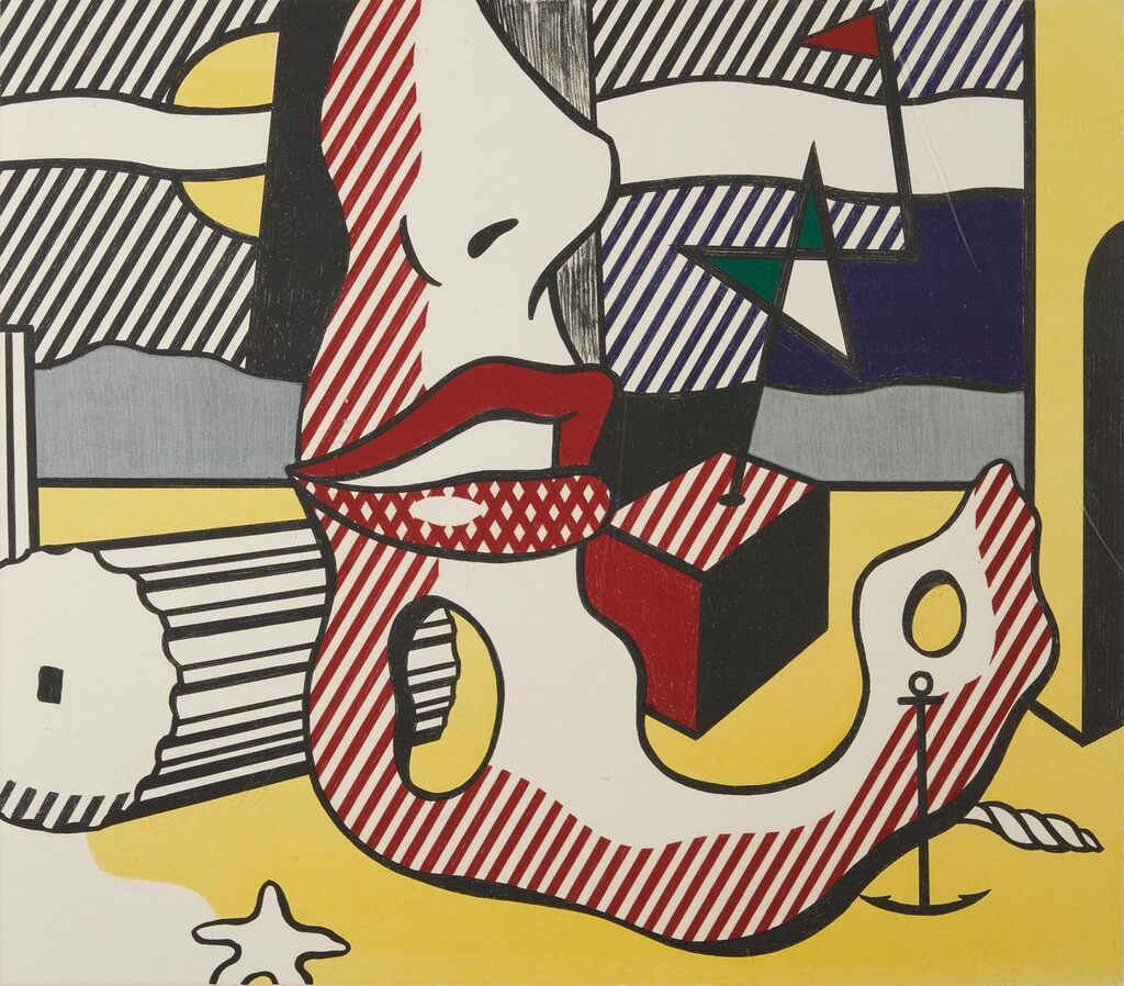 Roy Lichtenstein - A Bright Night from the Surrealist series (Corlett 155)