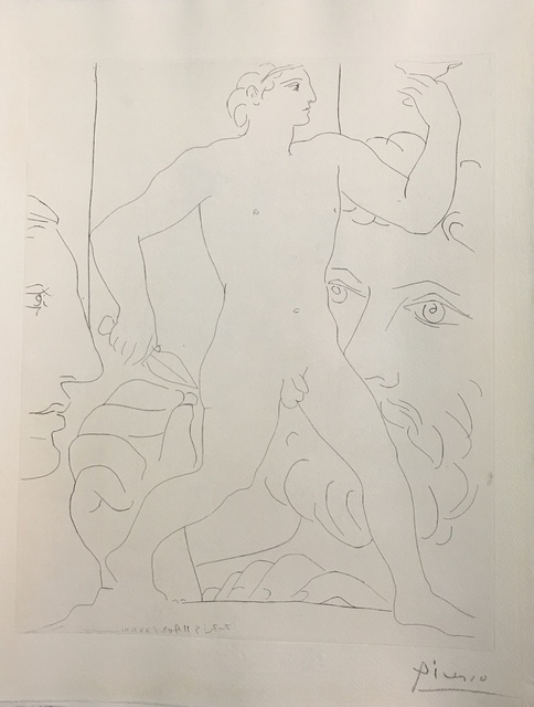Pablo Picasso, ‘Sculpture d'un Jeune Homme à la Coupe - from "La Suite Vollard"’, 1933, Wallector