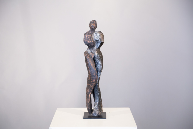 Sheila Ganch, ‘Material Connection I’, ca. 2017, Sculpture, Stoneware, bronze, Lily Pad West