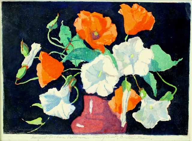Margaret Jordan Patterson, ca. 1925, Print, Color woodcut on wove japanese paper, Catherine E. Burns Fine Prints