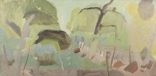 Ivon Hitchens, ‘Woodland Interior, Shropshire Landscape’, ca. 1930-32, Painting, Oil on canvas, Jenna Burlingham Fine Art