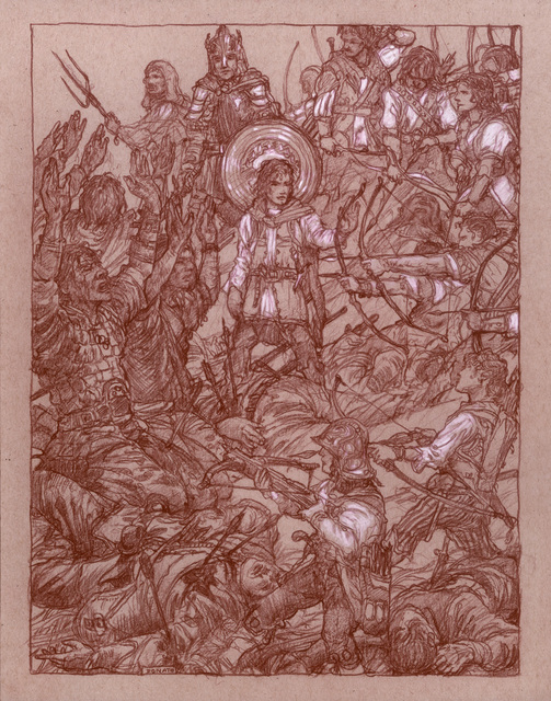 Donato Giancola, ‘The Scouring of the Shire’, 2019, IX Gallery