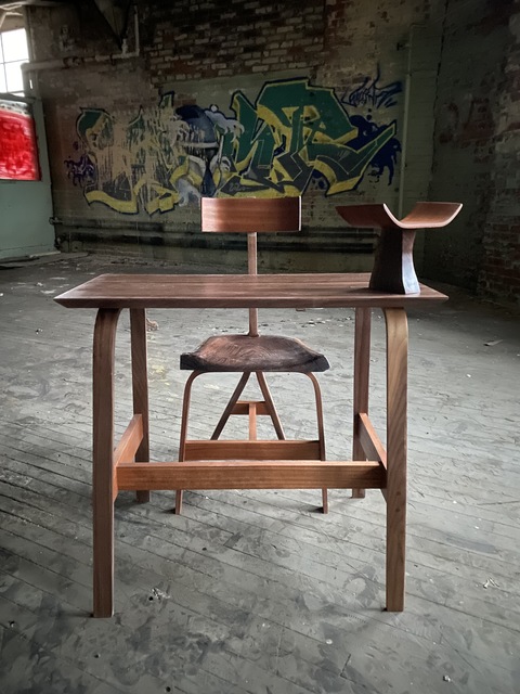 Peter Debelak | Scrivenor's Desk and Chair (2021 ...