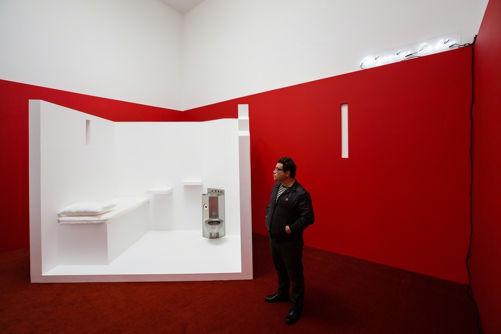 Marco Rios, "Migraine Cabin", 2015, Mixed media Marco Rios, "Migraine Cabin", 2015, Mixed media
