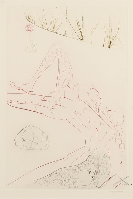 Salvador Dalí, ‘Tristan Wounded (from Tristan and Iseult) (M & L 411; Field 70-10-G)’, 1970, Forum Auctions