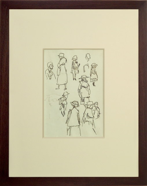 Edward Hopper, ‘Sheet of Studies’, ca. 1900, Thurston Royce Gallery of Fine Art, LTD.