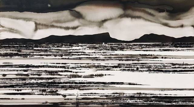 David Middlebrook, ‘Northern Star, Central Australia’, 2018, Painting, Ink on canvas, Art Atrium