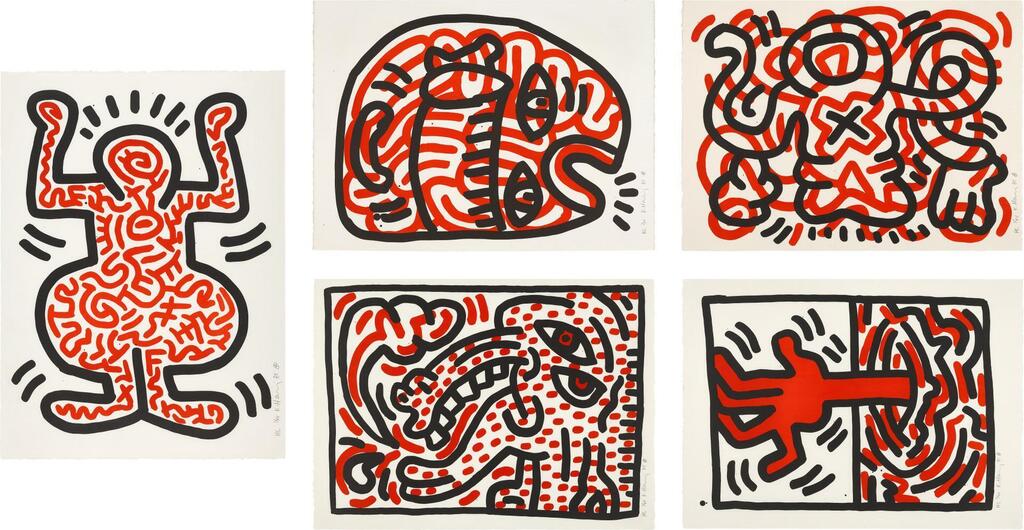 Keith Haring - Ludo 1-5 (L. pp. 44-47)