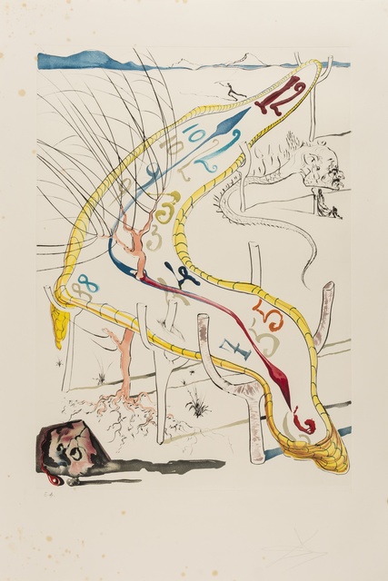 Salvador Dalí, ‘La Conquete du Cosmos (M & L 643-645, 648-650; Field 74-12 B,C,E,F,I &K)’, 1974, Print, The portfolio of six etchings with aquatint and lithograph printed in colours, on Arches paper, Forum Auctions