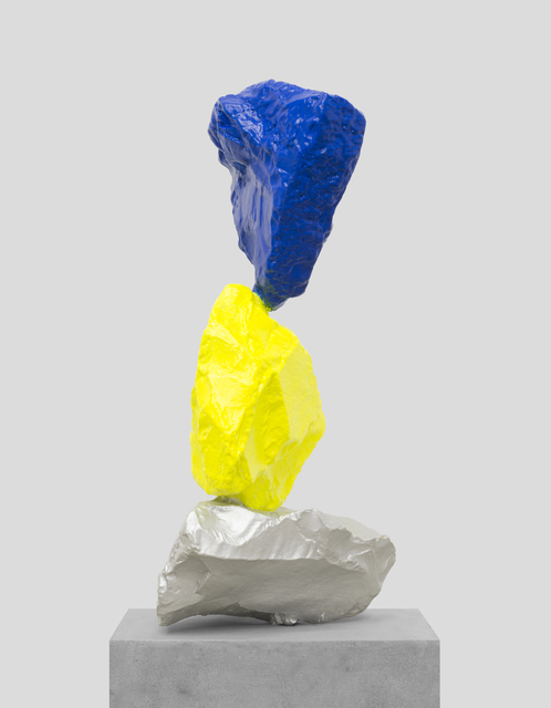 Ugo Rondinone, ‘small silver yellow blue mountain’, 2016, Krobath