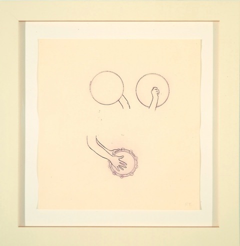 Robert Therrien, ‘No title (Purple hand with tambourines)’, 2000, Lora Reynolds Gallery