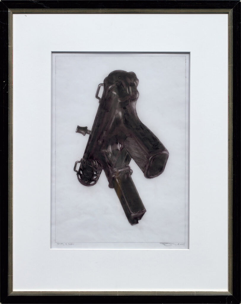 Robert Longo - Study of Uzi