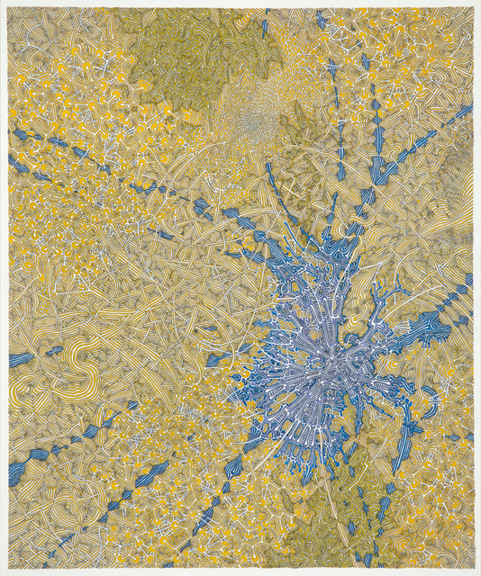 Daniel Zeller, ‘Amalgamated Relay’, 2019, Drawing, Collage or other Work on Paper, Ink and acrylic on paper, Pierogi