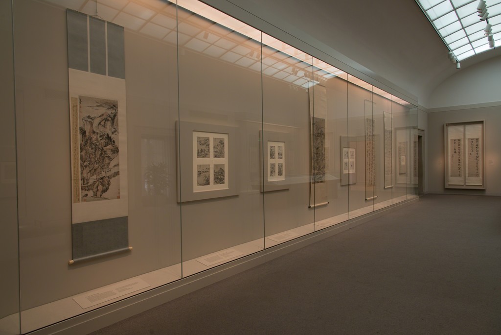 Gallery view, "Enigmas: The Art of Bada Shanren (1626–1705)," Freer Gallery of Art, Smithsonian. Photo by Robert Harrell. Gallery view, "Enigmas: The Art of Bada Shanren (1626–1705)," Freer Gallery of Art, Smithsonian. Photo by Robert Harrell.