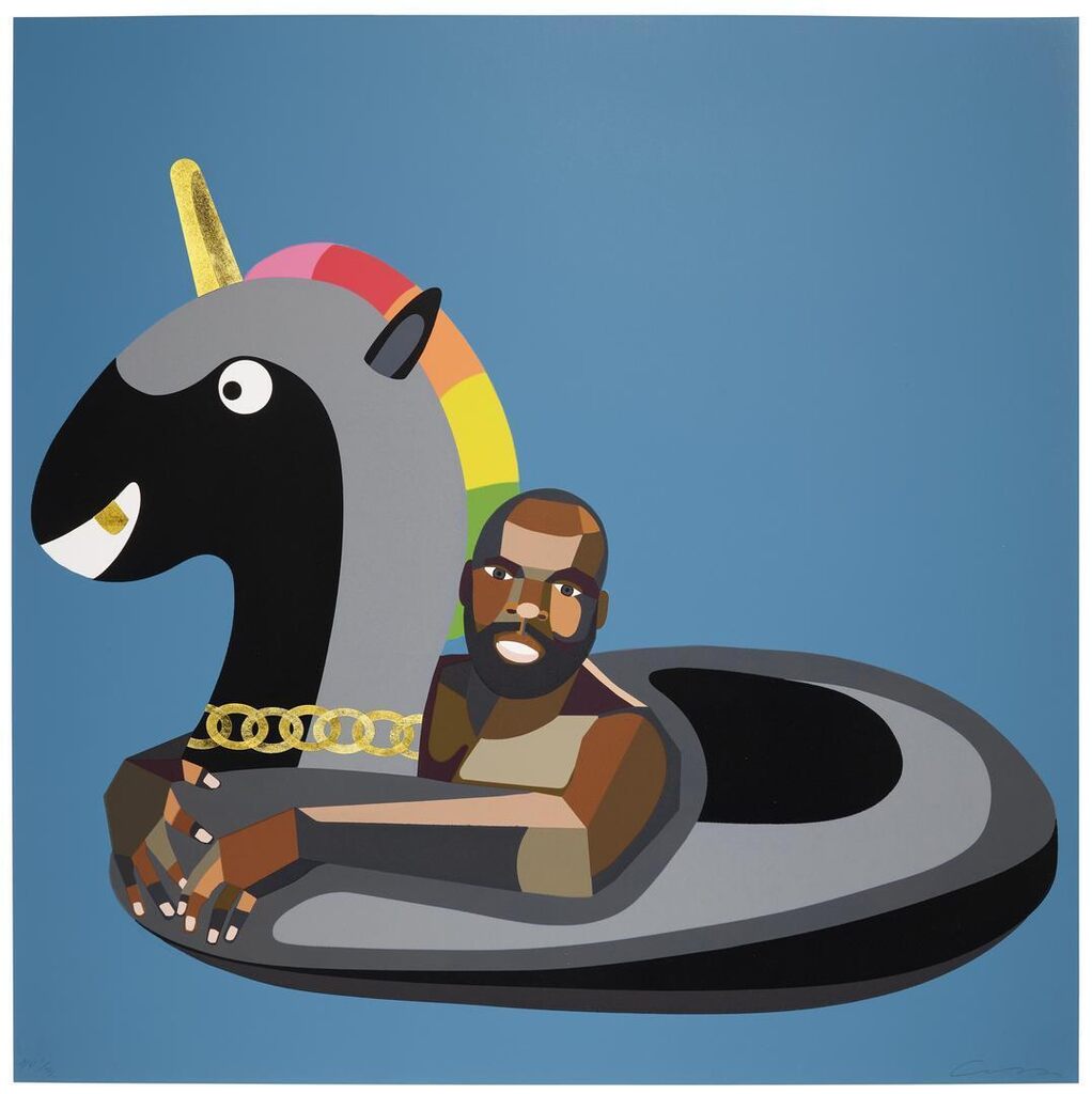 Derrick Adams - Self Portrait on Float