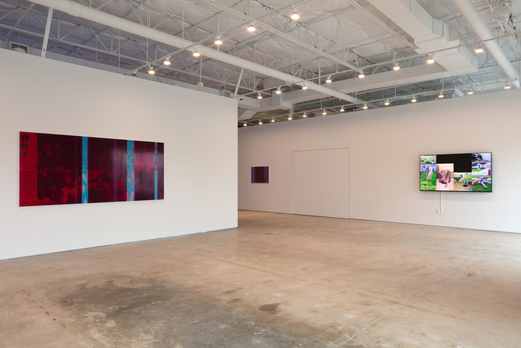 Emmanuel Van der Auwera, Memento (Farewell, Blue), installation view, 2019 Emmanuel Van der Auwera, Memento (Farewell, Blue), installation view, 2019