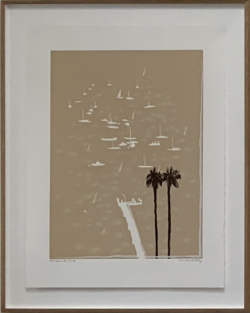 Brett Whiteley, ‘Lavender Bay in the Rain’, 1987, Print, 4 colour screen print, Nanda\Hobbs