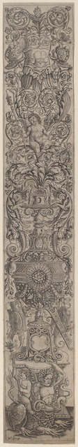 Giovanni Pietro Birago and Zoan Andrea, ‘Ornament Panel: Triton Ridden by a Child’, ca. 1505/1515, National Gallery of Art, Washington, D.C.