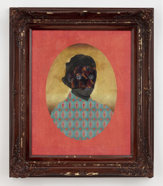 David Shrobe, ‘Moment to See’, 2019, Painting, Acrylic, ink, and charcoal on canvas in found wood frame behind glass, Independent Curators International (ICI) Benefit Auction