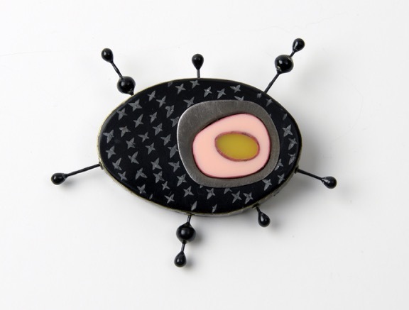 Robin Kranitzky & Kim Overstreet, ‘Mid-Century Modern Brooch’, 2014, Facèré Jewelry Art Gallery