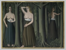 Paul Delvaux, ‘The Forest’, 1935, Painting, Oil on canvas, Yale University Art Gallery