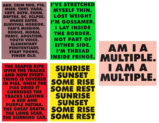 Sterling Ruby, ‘ABDUCTION/ GOSSAMER/ MULTIPLE/ THE REAPER/ SUNRISE SUNSET SOME RISE SOME REST’, 2015, Gagosian
