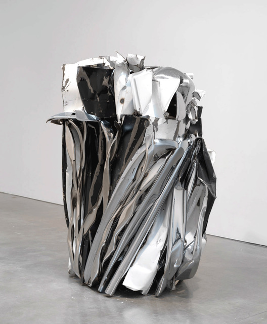 John Chamberlain, ‘TASTEYLINGUS’, 2010, Sculpture, Painted and chrome-plated steel, Gagosian