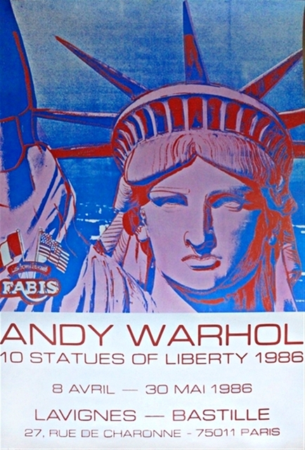 Image result for andy warhol statue of liberty