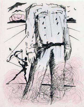 Salvador Dalí, ‘Le Buste de Mao (The Bust of Mao)’, 1967, Print, Etching, Puccio Fine Art
