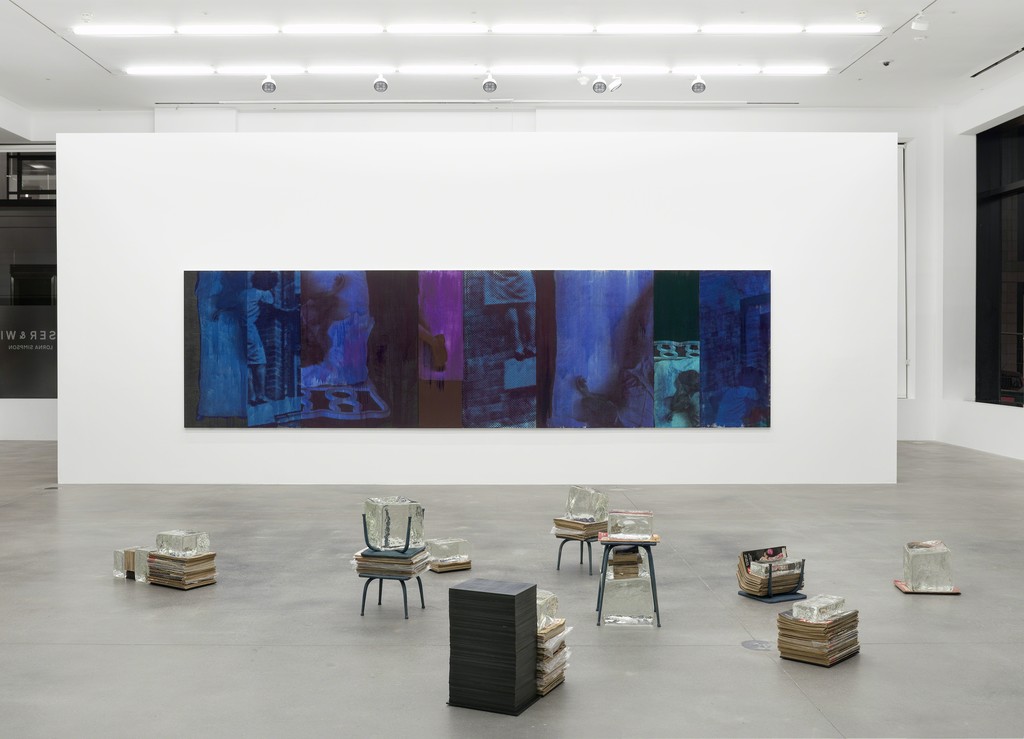 Installation view, ‘Lorna Simpson. Unanswerable’, Hauser & Wirth London, 2018 Photo: Alex Delfanne Installation view, ‘Lorna Simpson. Unanswerable’, Hauser & Wirth London, 2018 Photo: Alex Delfanne
