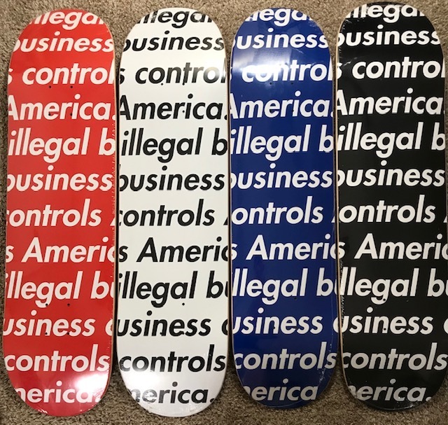 illegal business controls america supreme tee