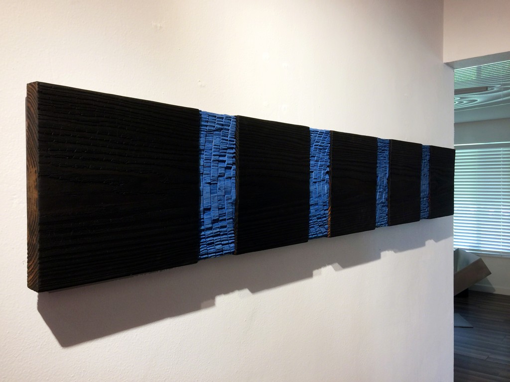 Joe SEGAL - Tide III, mixed media on wood | installation view at Waltman Ortega Fine Art Joe SEGAL - Tide III, mixed media on wood | installation view at Waltman Ortega Fine Art