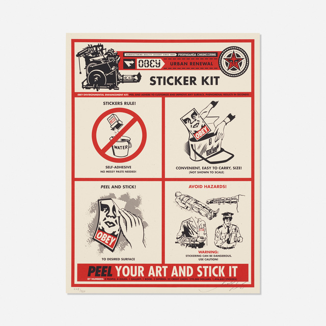 Shepard Fairey, ‘Sticker Kit’, 2009, Rago/Wright