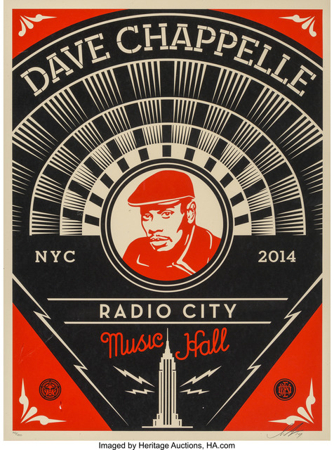 Shepard Fairey, ‘Dave Chappelle Print’, 2014, Heritage Auctions