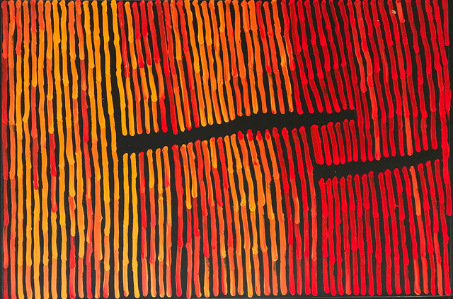 Ronnie Tjampitjinpa, ‘Fire Dreaming’, 2017, Wentworth Galleries