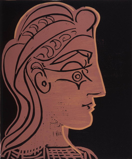 Pablo Picasso, ‘B905 Tête de femme (de profil)’, 1959, John Szoke