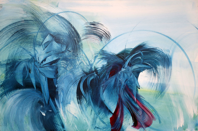 Monique Orsini, ‘Le bruit de l'eau’, 2015, Painting, Acrylic on canvas, Inception Gallery
