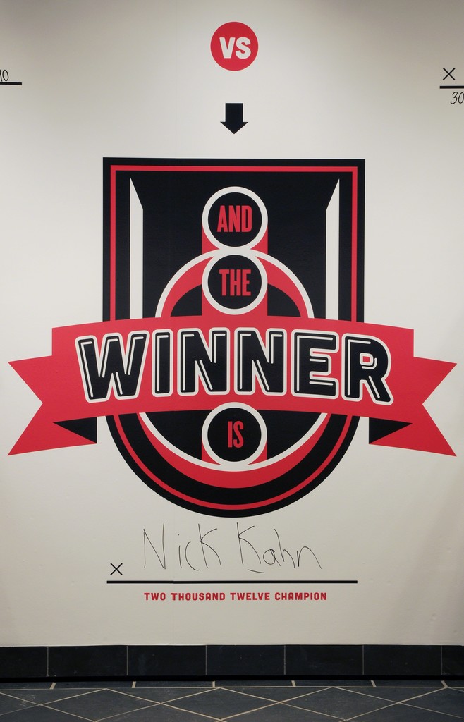 And The Winner Is Nick Kahn. Cantor Fitzgerald Gallery 2012. Photo: Lisa Boughter And The Winner Is Nick Kahn. Cantor Fitzgerald Gallery 2012. Photo: Lisa Boughter