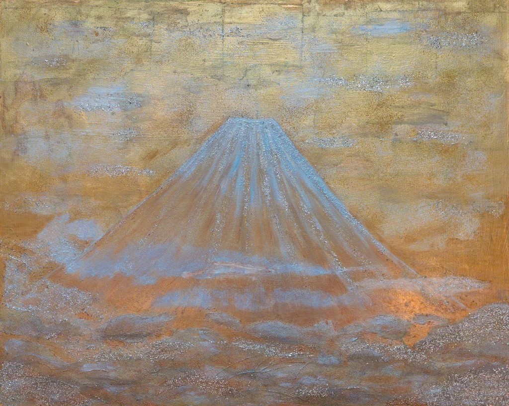 As an artist, the perfect symmetry of Mt. Fuji was evident to Rajul from the beginning. A dormant volcano, the mountain can be considered a giver and taker of life. The reverence of “Fuji-san” by the Japanese people is an expression of love and respect. After living in Japan for 5 years, Rajul has come to appreciate this and offers her own mystical interpretations of Fuji-San in The Fuji Collection. As an artist, the perfect symmetry of Mt. Fuji was evident to Rajul from the beginning. A dormant volcano, the mountain can be considered a giver and taker of life. The reverence of “Fuji-san” by the Japanese people is an expression of love and respect. After living in Japan for 5 years, Rajul has come to appreciate this and offers her own mystical interpretations of Fuji-San in The Fuji Collection.