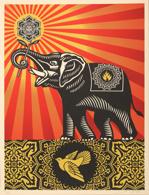 Shepard Fairey (OBEY), ‘Obey elephant’, 2009, Fine Art Auctions Miami