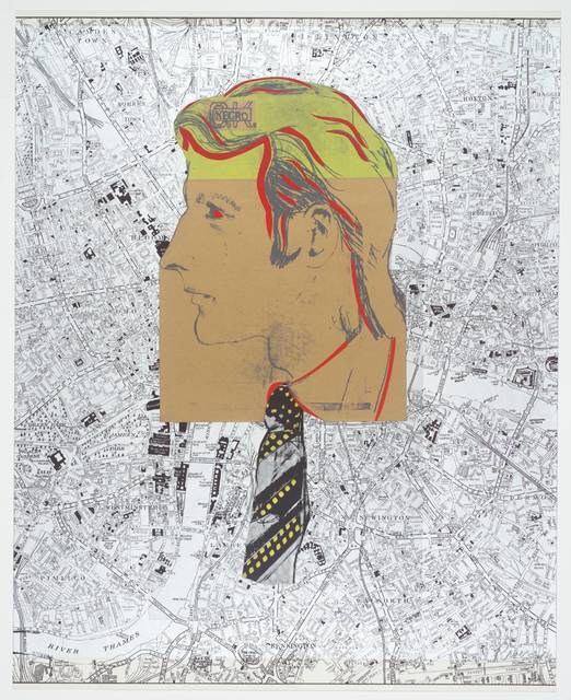 Larry Rivers, ‘Map with Fraser’, 1966, Marlborough