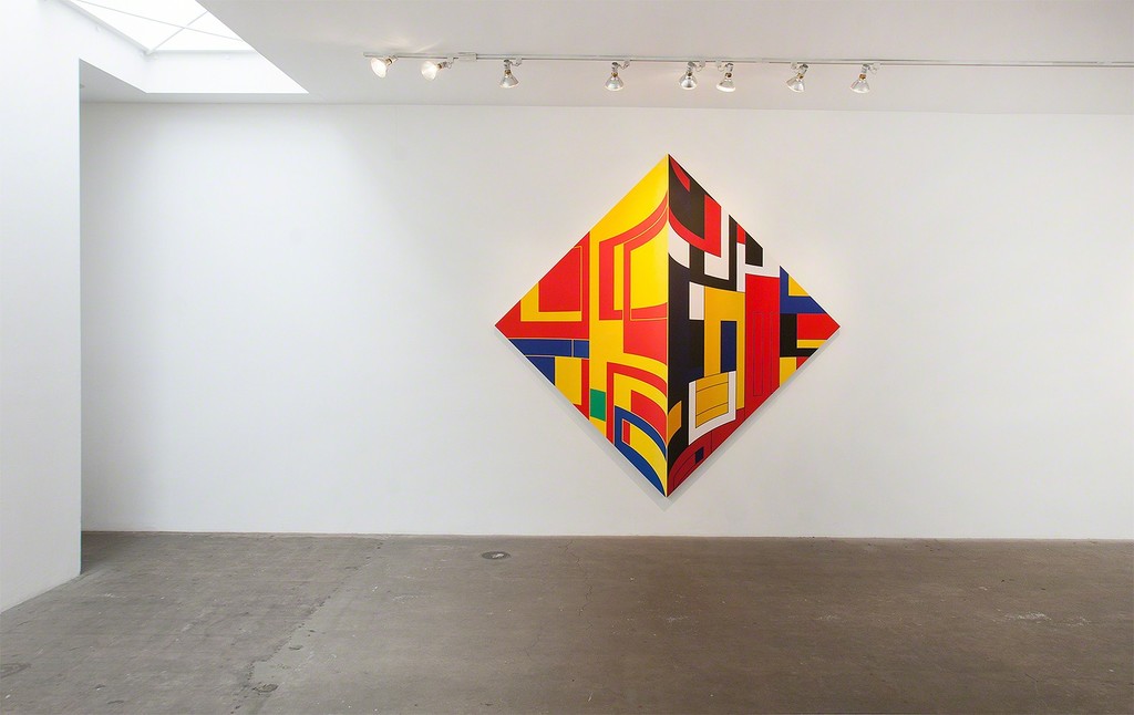 Thomas Burke, Dutch Jailbreak, 2015, acrylic on panel, 102 x 102 inches Thomas Burke, Dutch Jailbreak, 2015, acrylic on panel, 102 x 102 inches