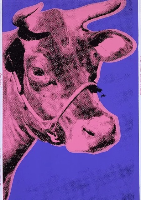 Andy Warhol, ‘Cow (Purple) high quality framed/museum Optium Plexiglass’, 1976, Meijler Art