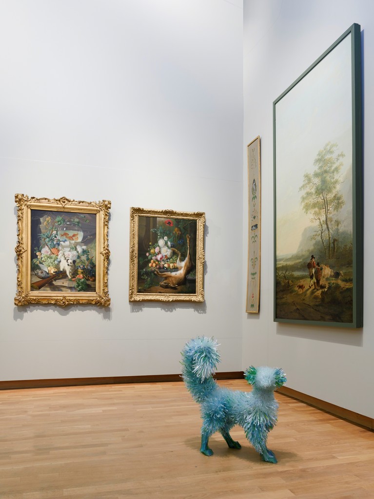 Marta Klonowska, "Still Life with Flowers, Fruits and a Dog", after Abraham van Strij. 2016. Glass.
Courtesy: Fondazione Berengo.
Photo Credit: Peter Cox. Marta Klonowska, "Still Life with Flowers, Fruits and a Dog", after Abraham van Strij. 2016. Glass.
Courtesy: Fondazione Berengo.
Photo Credit: Peter Cox.
