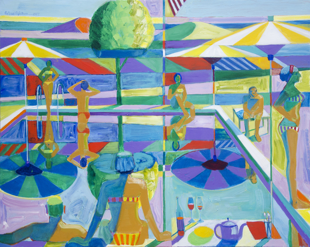 Roland Petersen, ‘American Bathers’, 2017, Painting, Acrylic on Canvas, Studio Shop Gallery