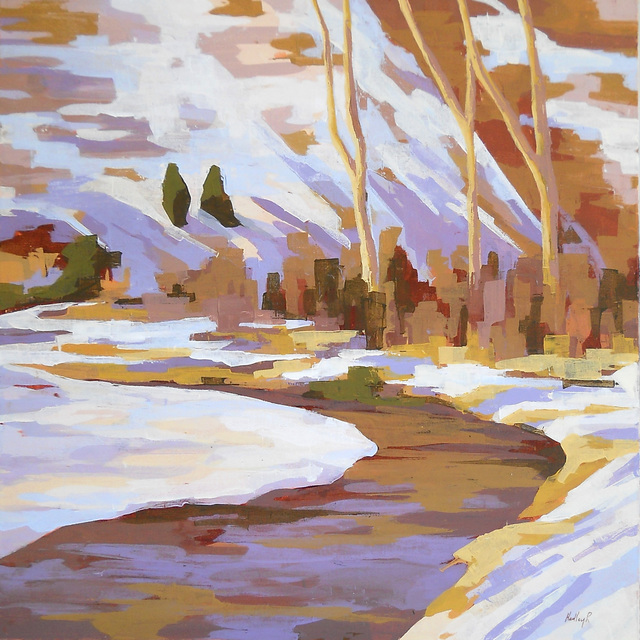 Hadley Rampton, ‘Streaming’, 2016, Painting, Oil, Abend Gallery