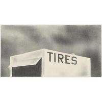 Ed Ruscha - Tires, Pl. 3, from Archi-Props series (E. 252)