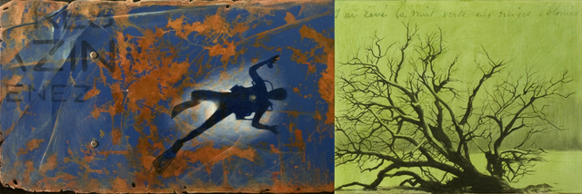 Paul Béliveau, ‘Les Ephemeres 10.05.11: Plongeur - Arbre’, Painting, Acrylic on canvas, Plus One Gallery