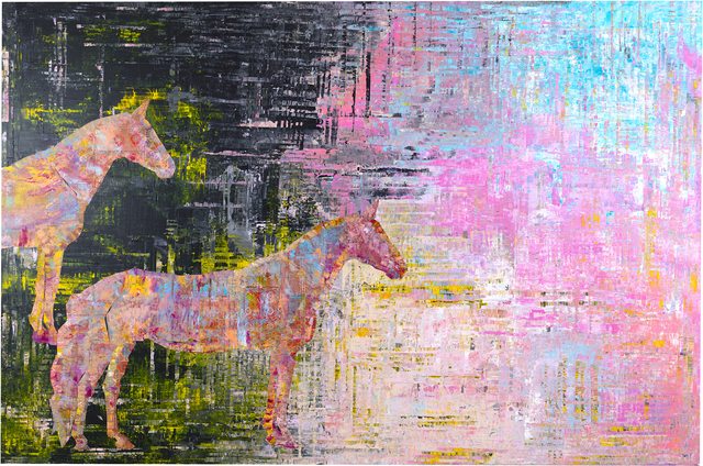 Sassan Behnam-Bakhtiar, ‘In the Company of Purity and Freedom’, 2017, Mixed Media, Mixed media on canvas, Saatchi Gallery