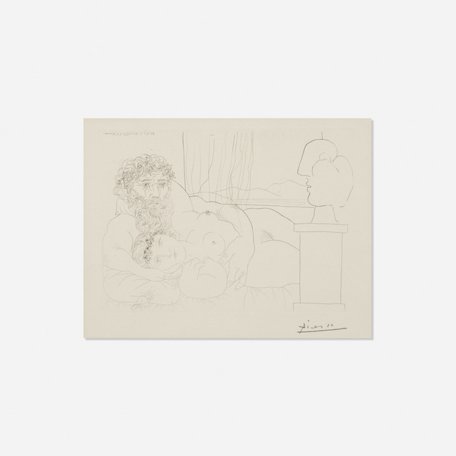 Pablo Picasso, ‘Le Repos de Sculpteur, I from La Suite Vollard’, 1933, Rago/Wright